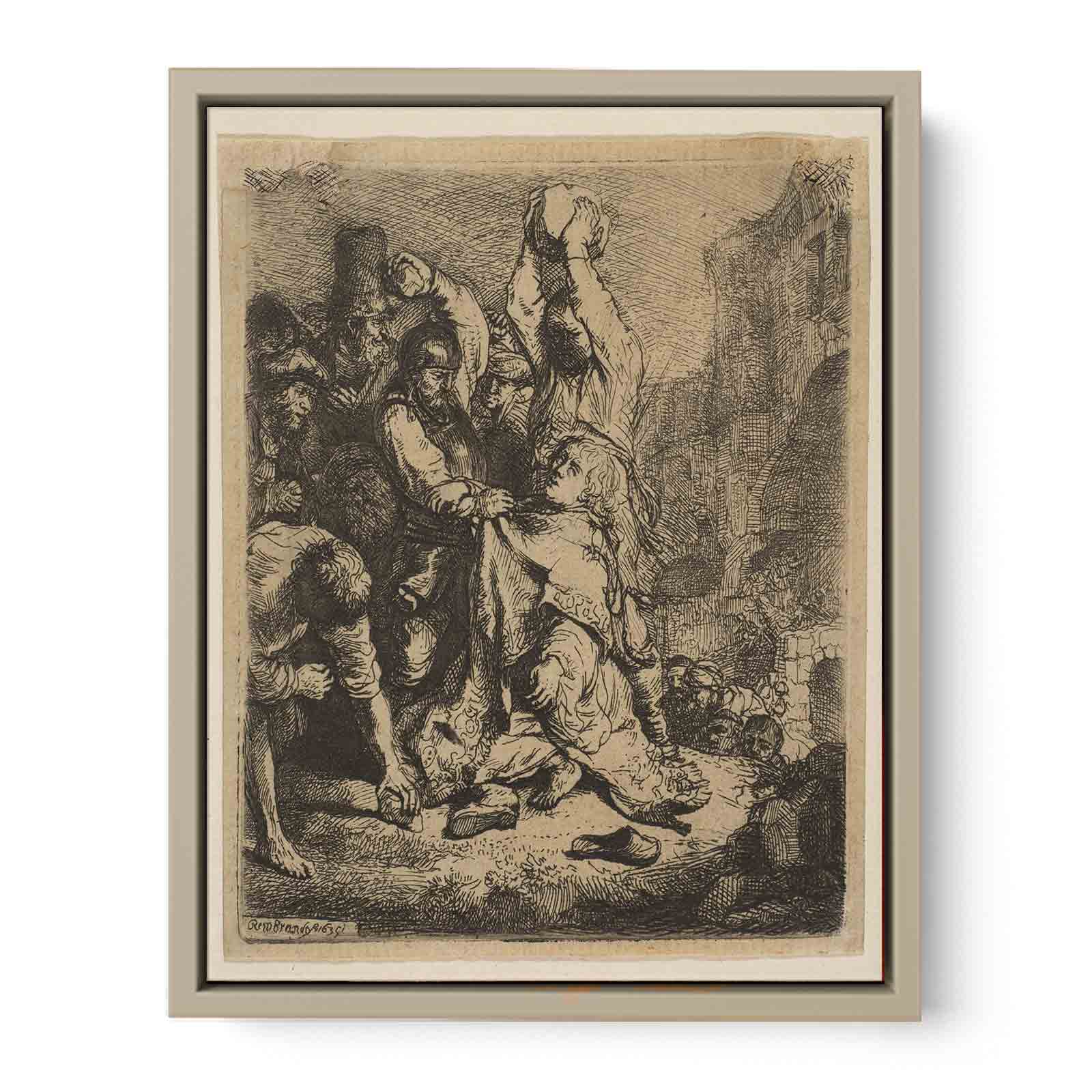 The Stoning Of St. Stephen 2 Painting