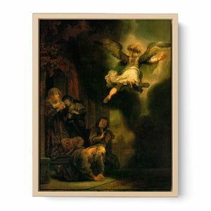 The Archangel Leaving the Family of Tobias 1637 Painting