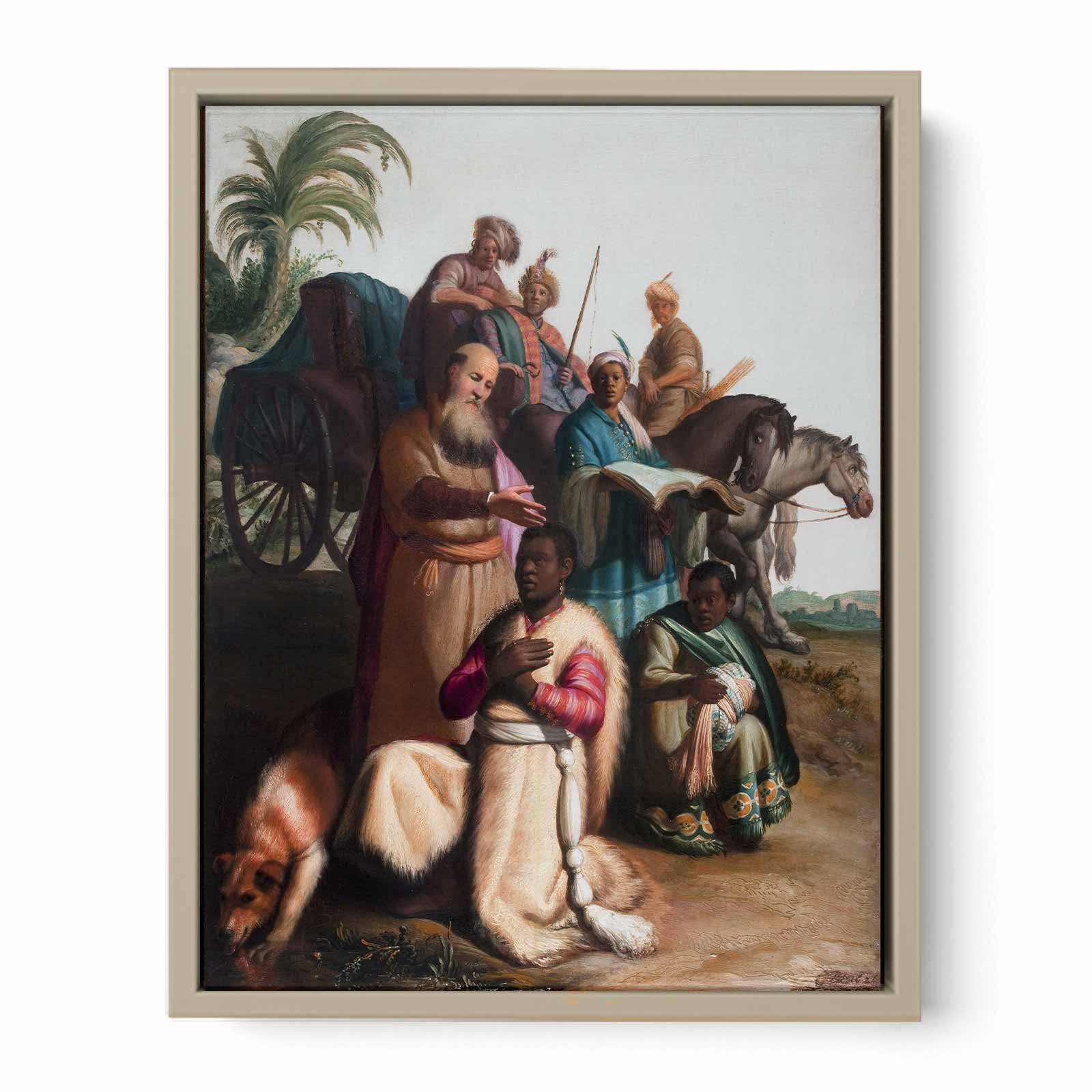 The Baptism Of The Eunuch Painting