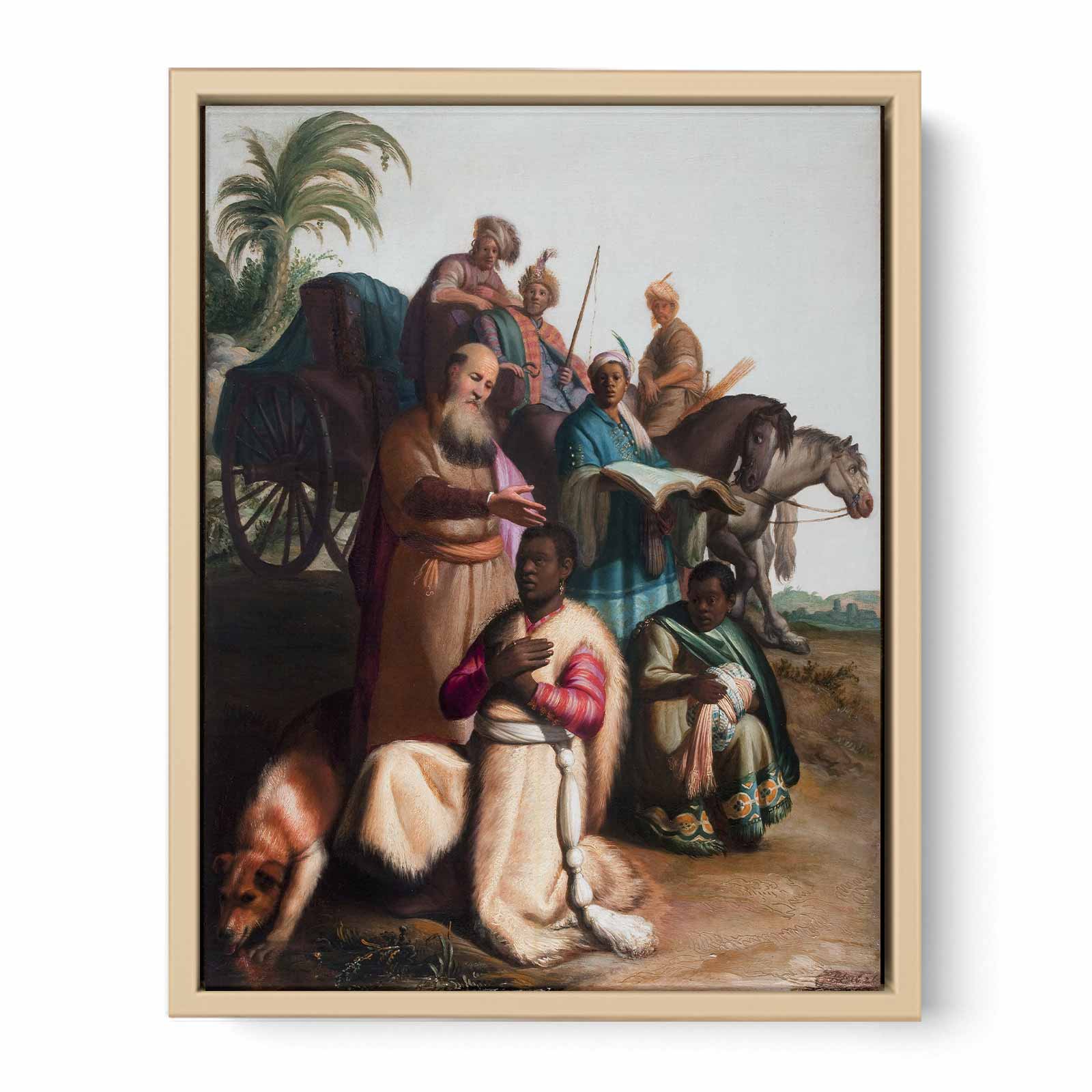 The Baptism Of The Eunuch Painting