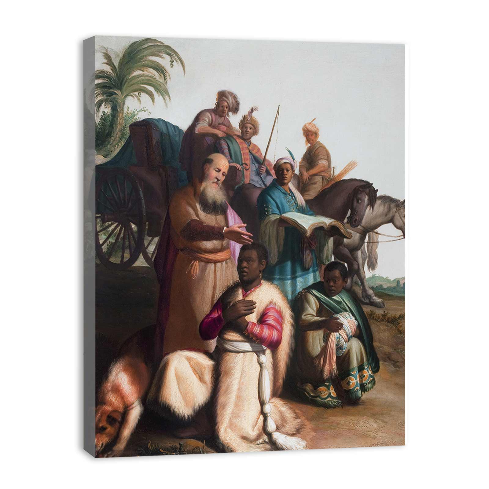 The Baptism Of The Eunuch Painting