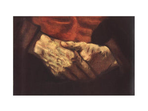 Portrait of an Old Man in Red (detail -2) 1652-54 Painting