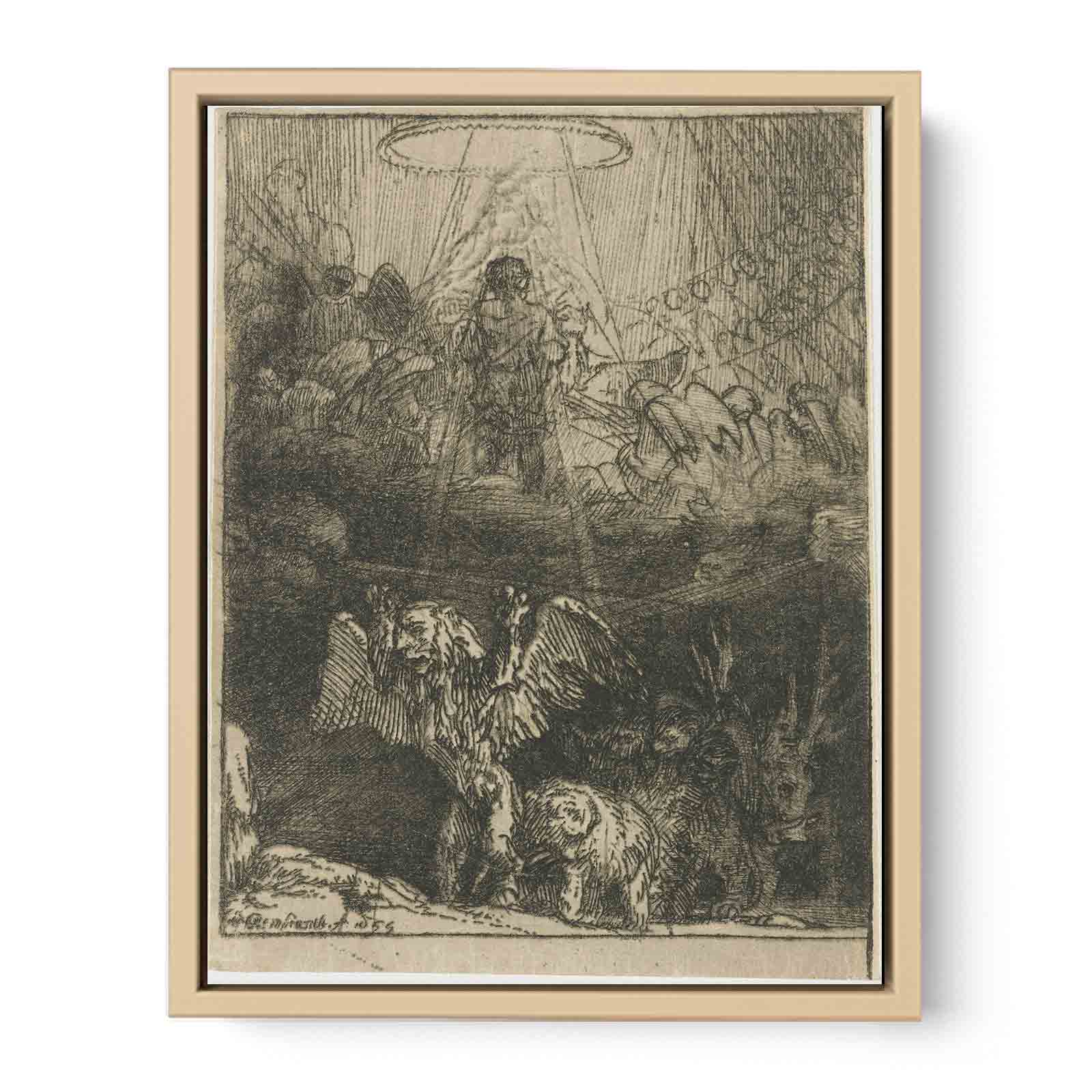 Daniel's Vision of the Four Beasts, from Four Illustrations to a Spanish Book Painting