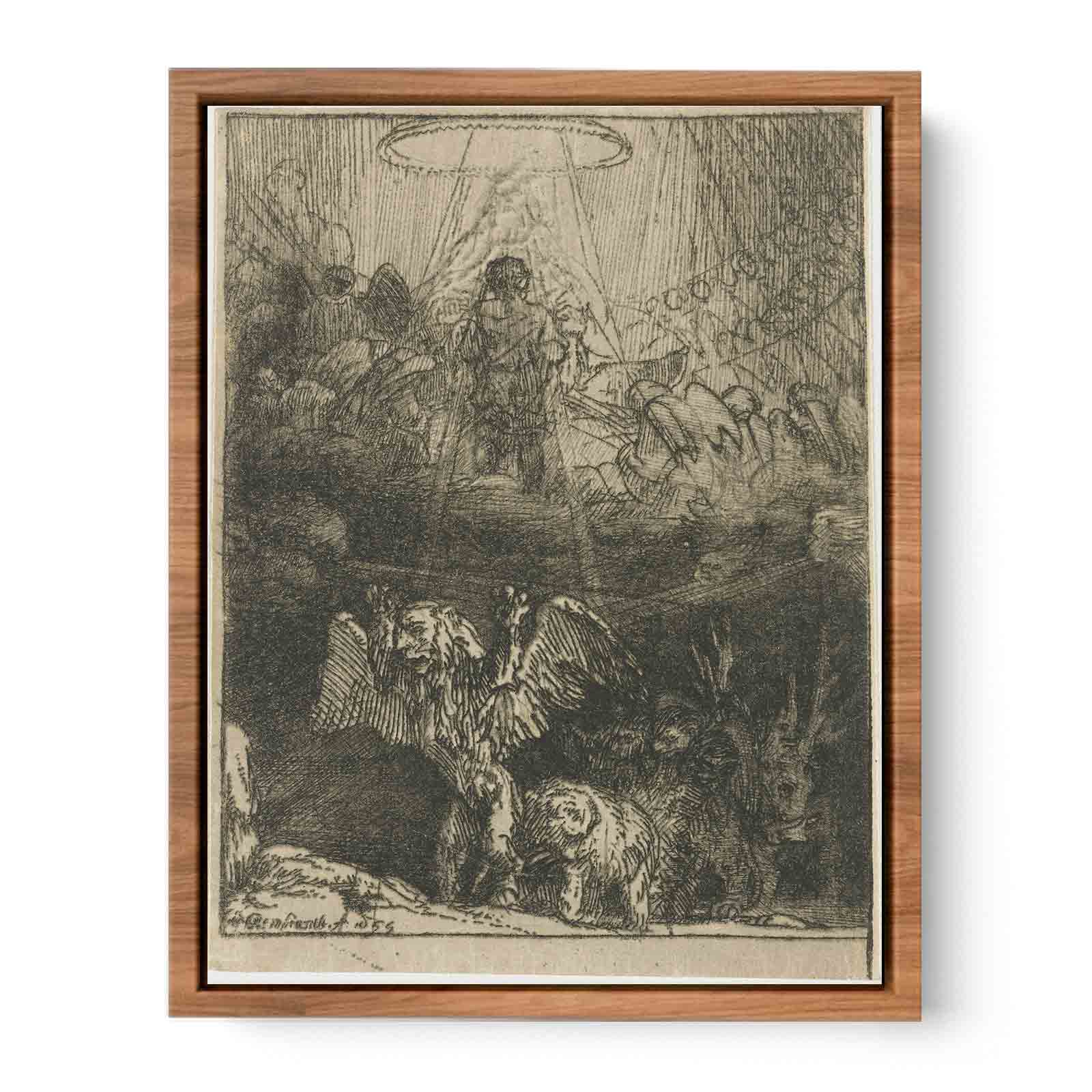 Daniel's Vision of the Four Beasts, from Four Illustrations to a Spanish Book Painting