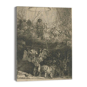 Daniel's Vision of the Four Beasts, from Four Illustrations to a Spanish Book Painting