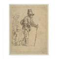A Peasant Family on the Tramp Painting