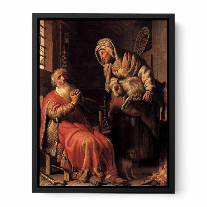 Anna Accused by Tobit of Stealing the Kid
 Painting