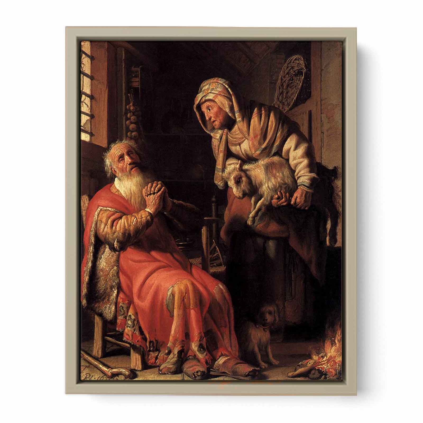 Anna Accused by Tobit of Stealing the Kid Painting