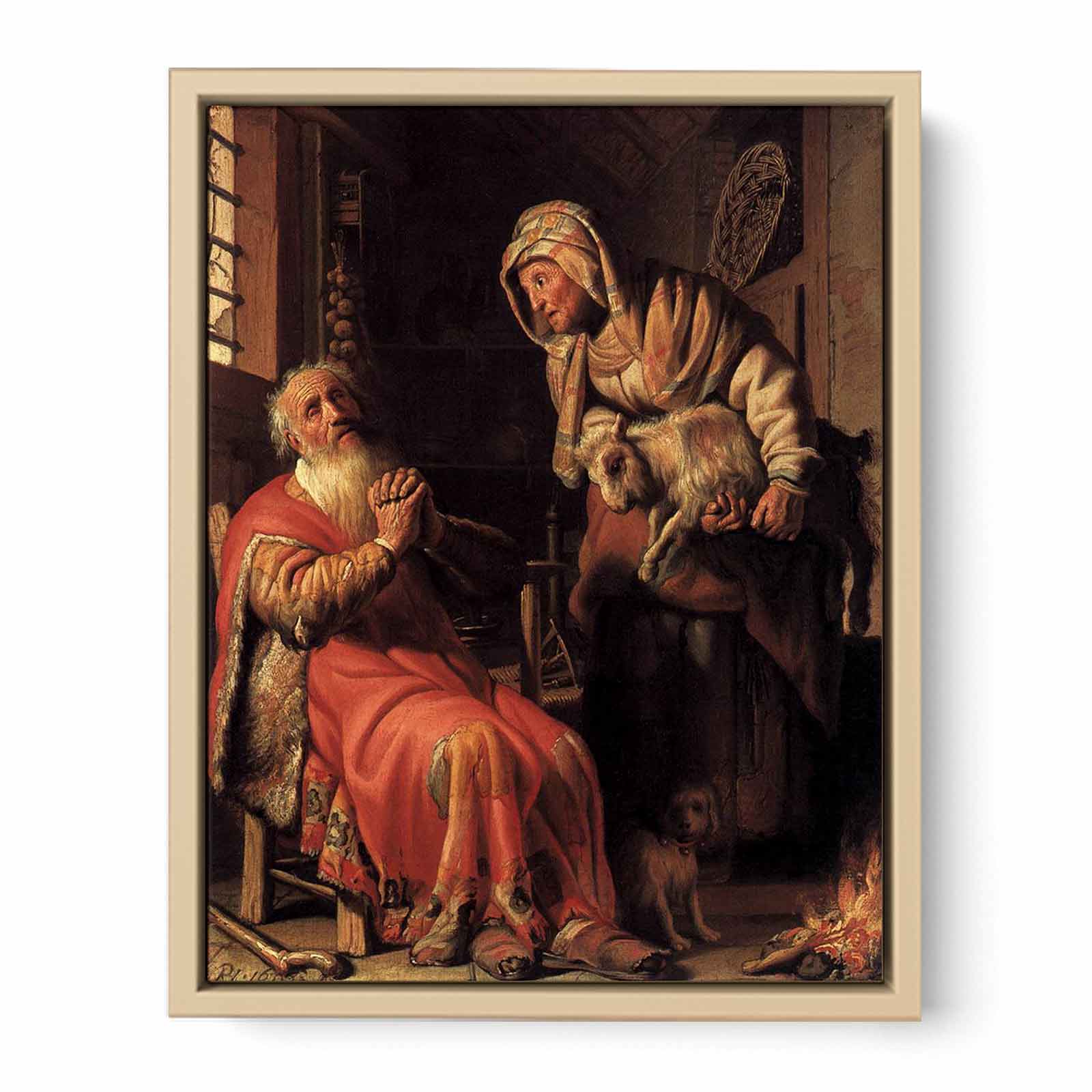 Anna Accused by Tobit of Stealing the Kid Painting