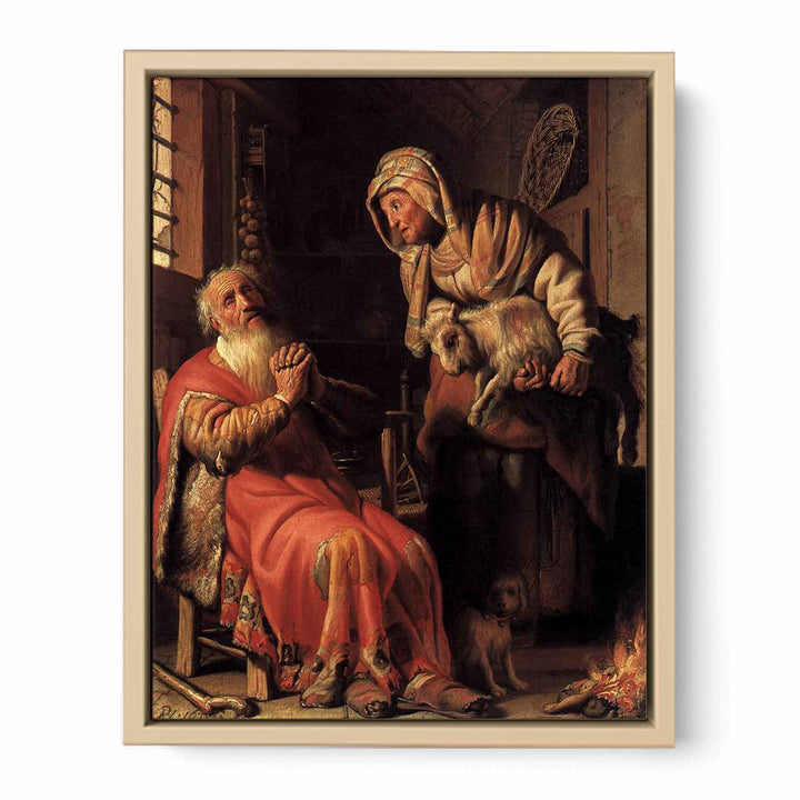 Anna Accused by Tobit of Stealing the Kid
 Painting