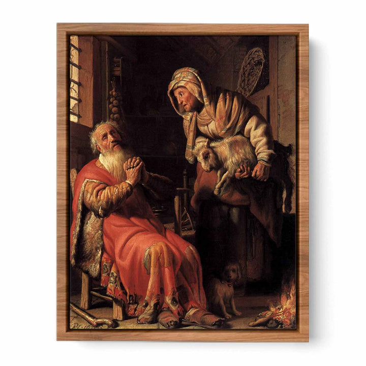Anna Accused by Tobit of Stealing the Kid
 Painting