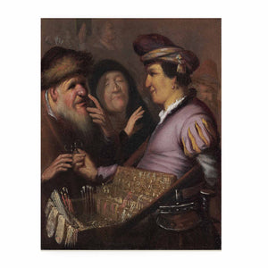 The Sense Of Sight (or The Spectacles-Seller) Painting