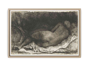 A Negress lying down
 Painting