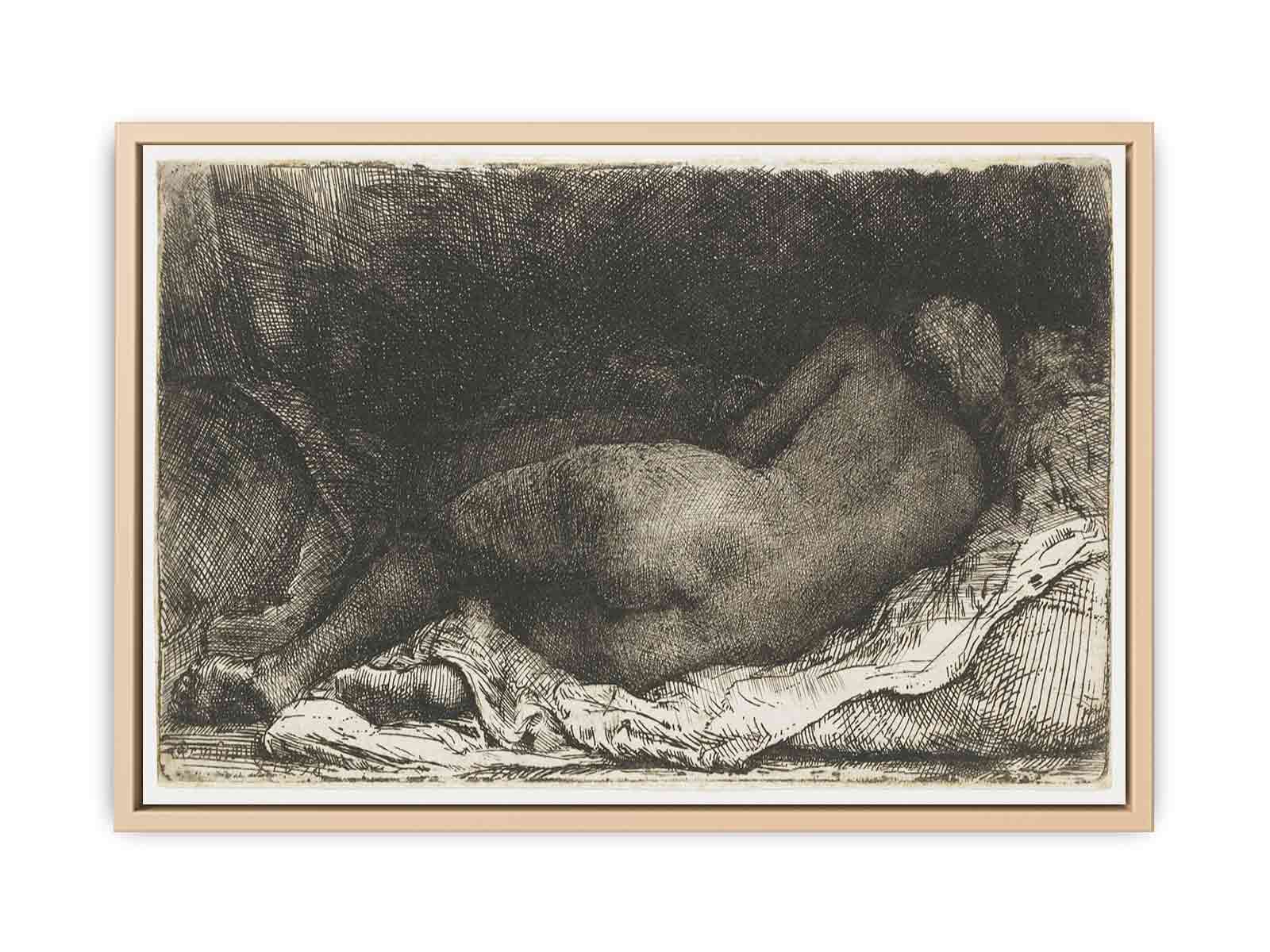 A Negress lying down
 Painting