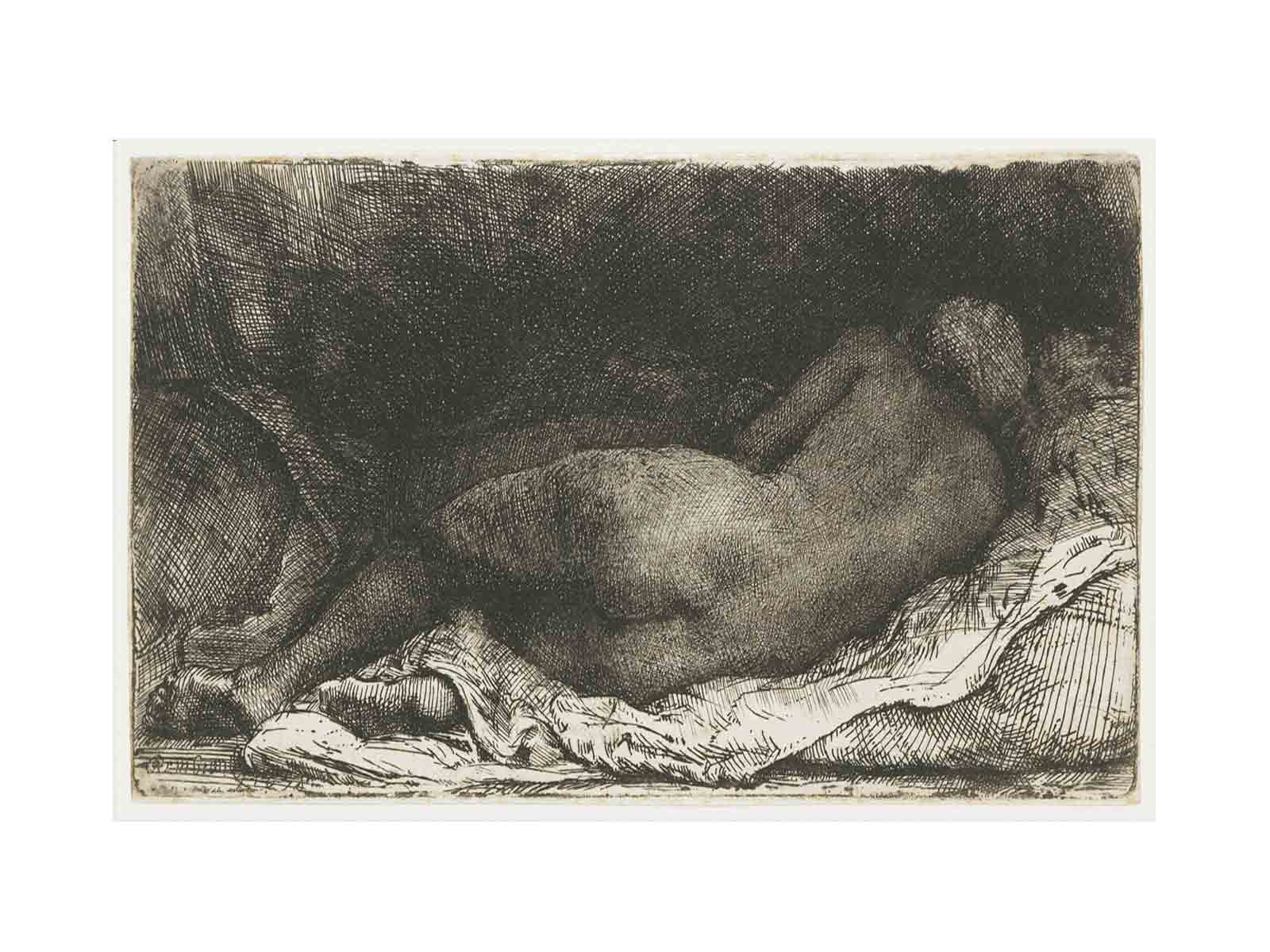 A Negress lying down
 Painting