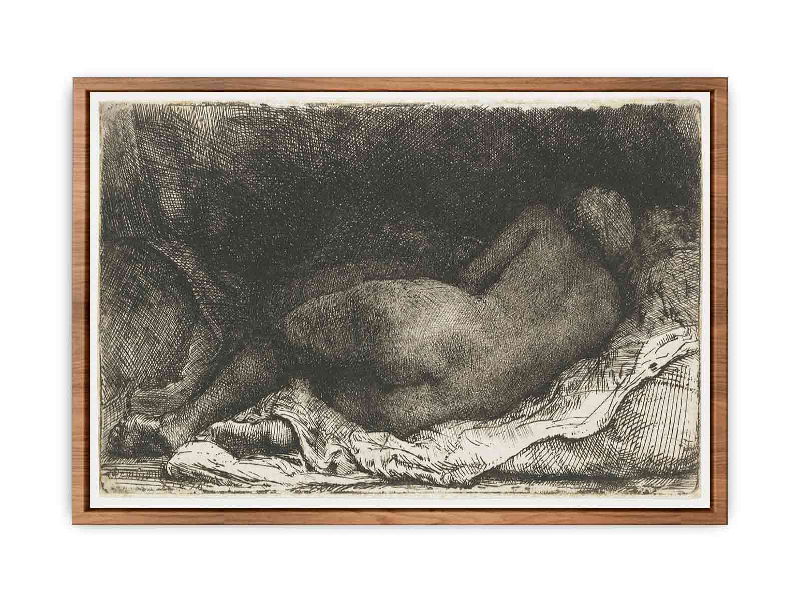 A Negress lying down
 Painting