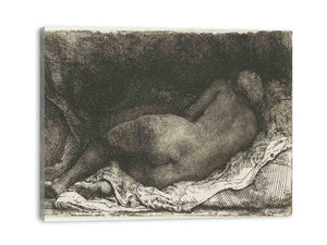 A Negress lying down
 Painting