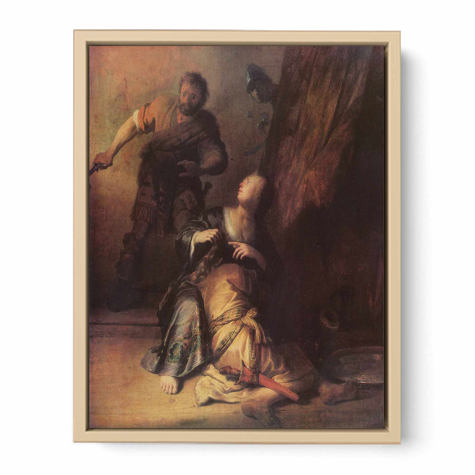 Samson Betrayed by Delilah Painting