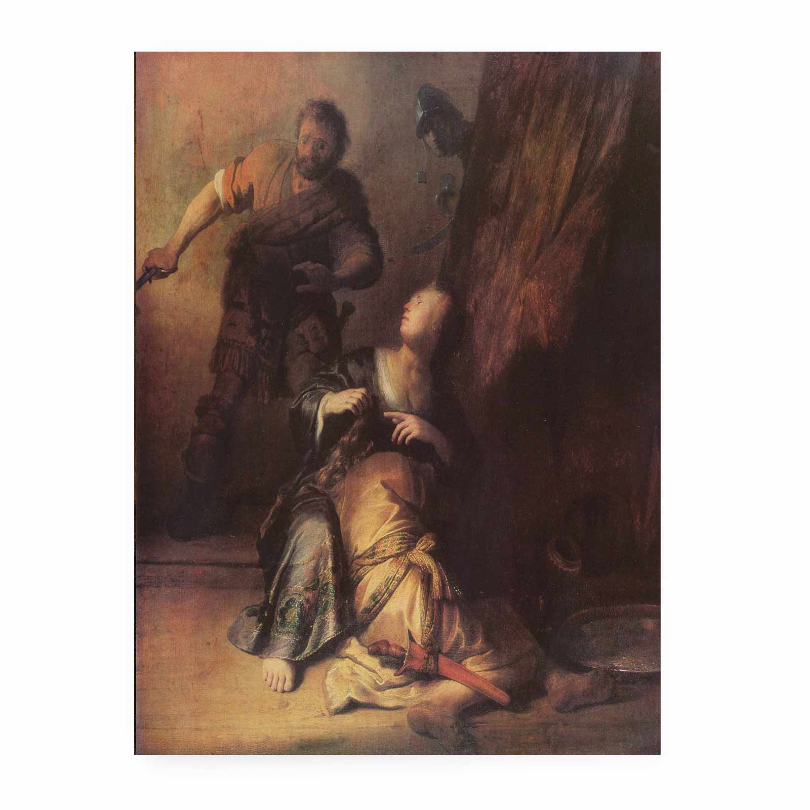Samson Betrayed by Delilah Painting