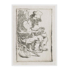 Beggar Seated Warming His Hands At A Chafing Dish Painting