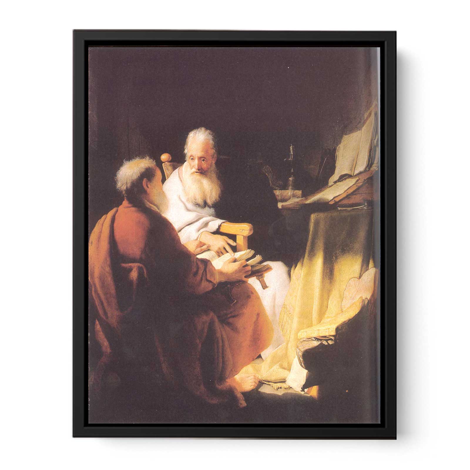 Two Old Men Disputing
 Painting