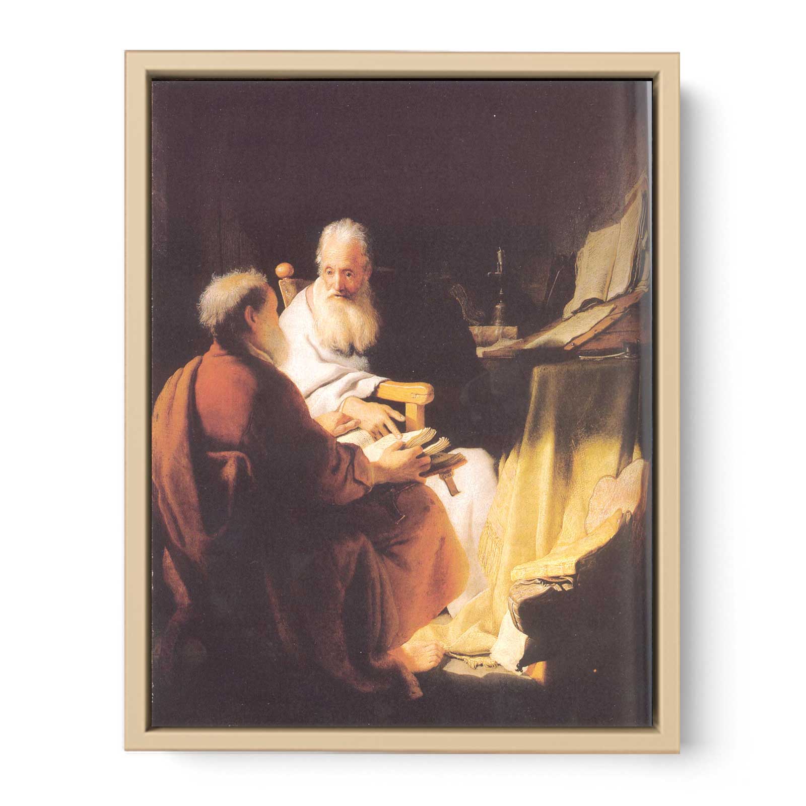 Two Old Men Disputing
 Painting