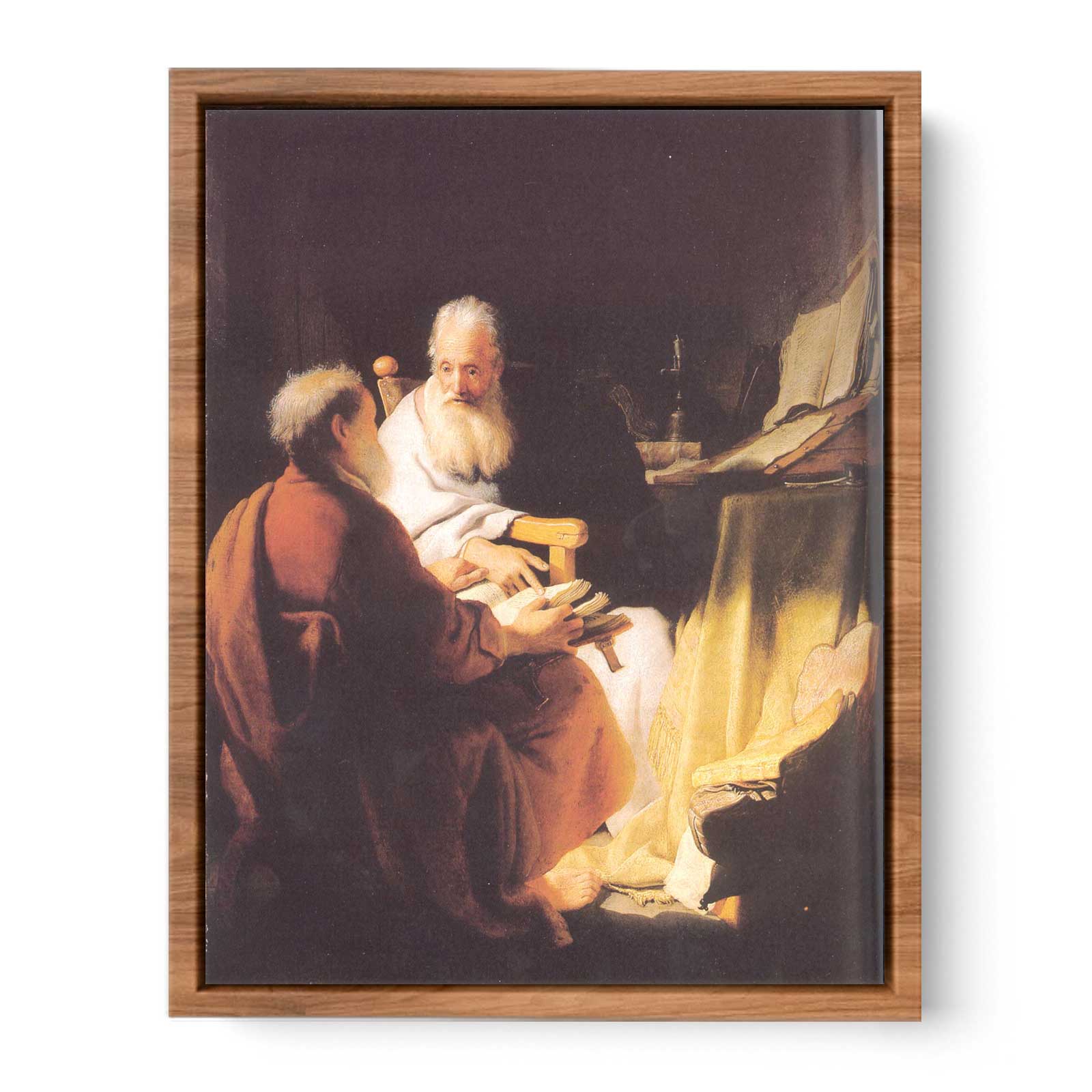 Two Old Men Disputing
 Painting