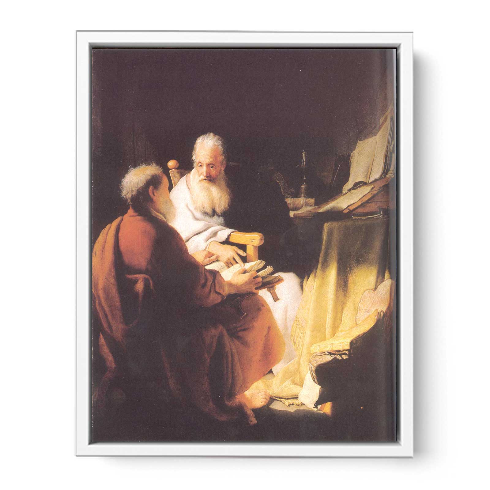 Two Old Men Disputing
 Painting