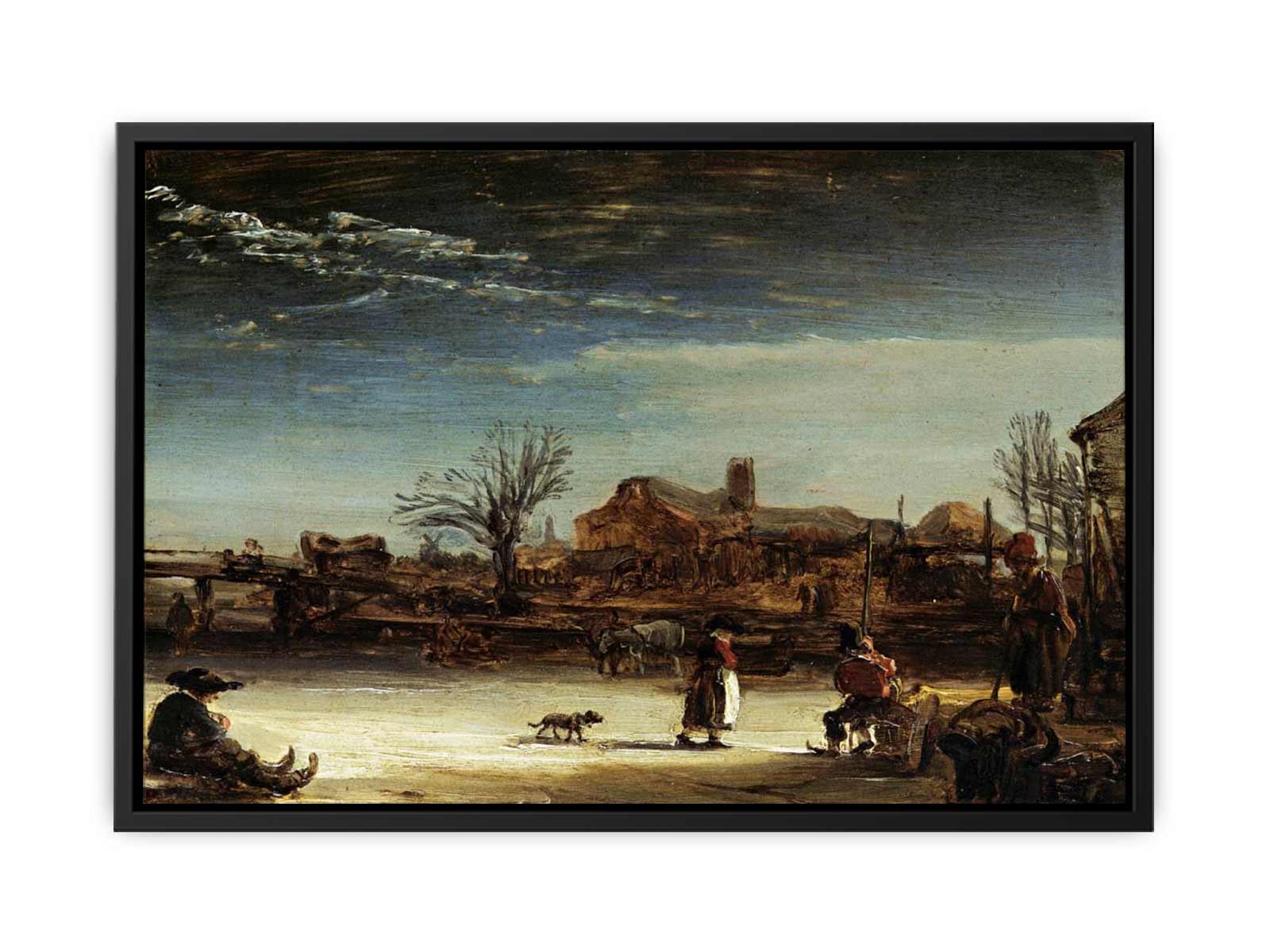 Winter Landscape 1646 Painting