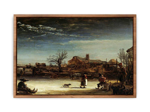 Winter Landscape 1646 Painting