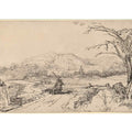 Landscape with Sportsman and Dog Painting