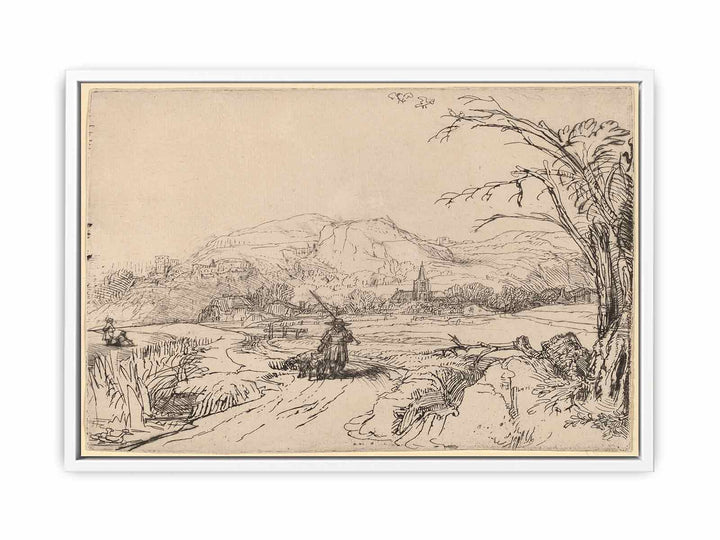 Landscape with Sportsman and Dog
 Painting