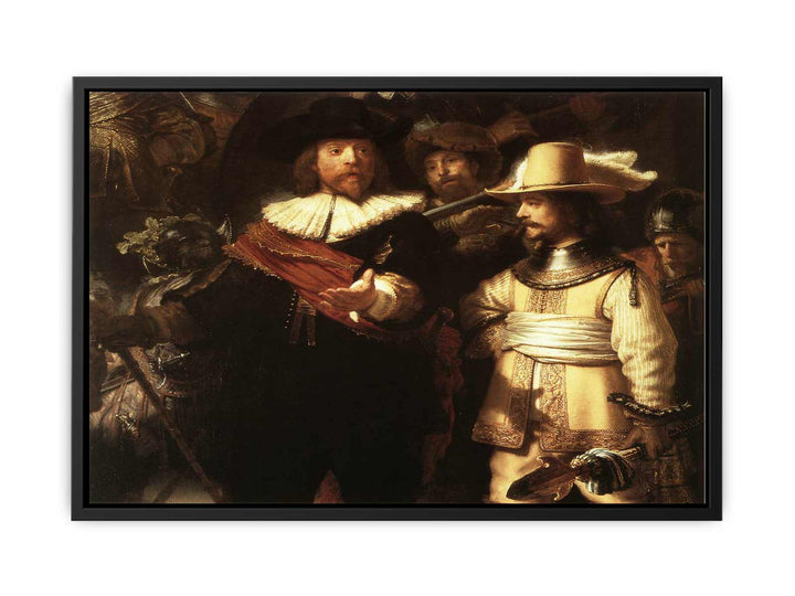 The Nightwatch (detail-1) 1642 Painting