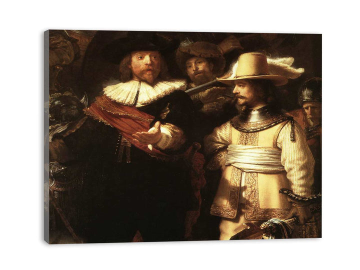The Nightwatch (detail-1) 1642 Painting