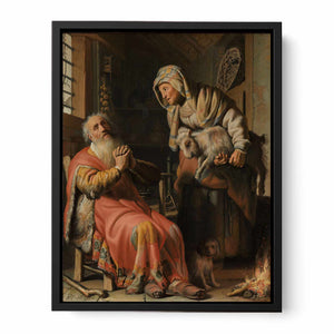 Tobias, Ann and the goat, amsterdam 1626 Painting