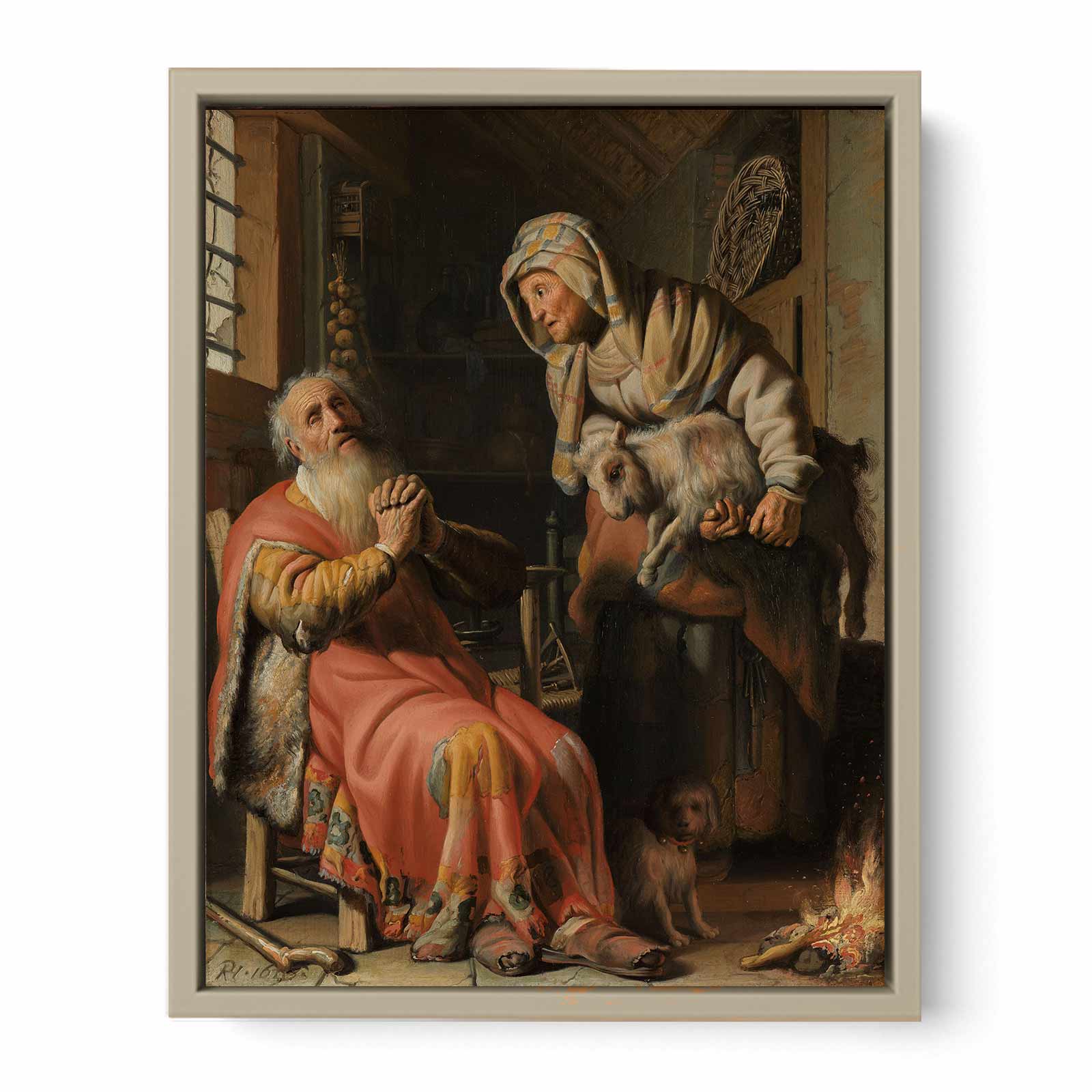 Tobias, Ann and the goat, amsterdam 1626 Painting