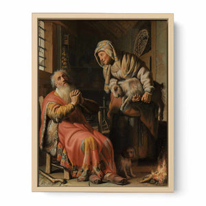 Tobias, Ann and the goat, amsterdam 1626 Painting