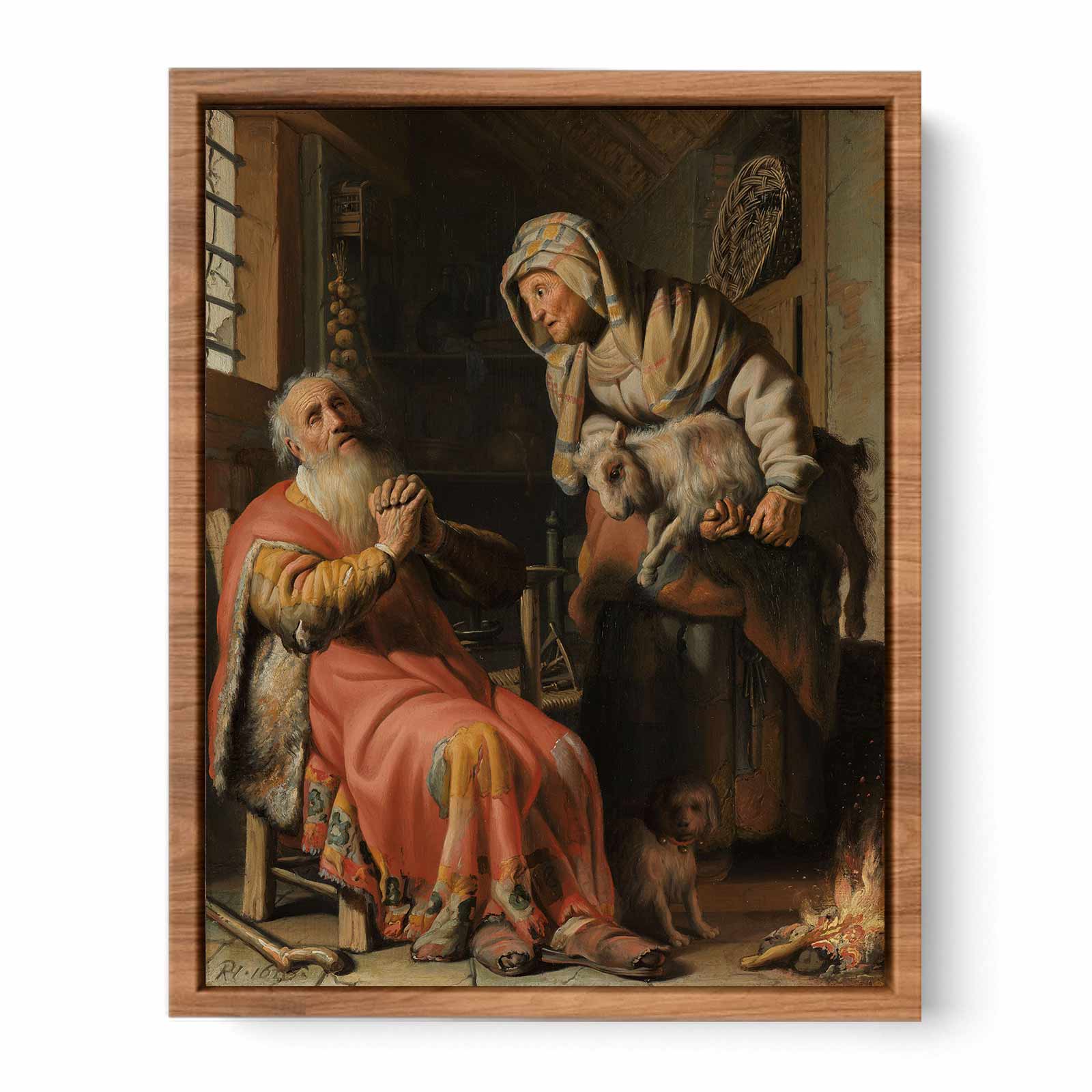 Tobias, Ann and the goat, amsterdam 1626 Painting