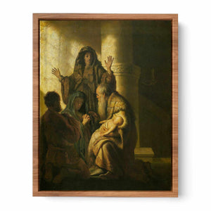 Simeon and Anna Recognize the Lord in Jesus Painting