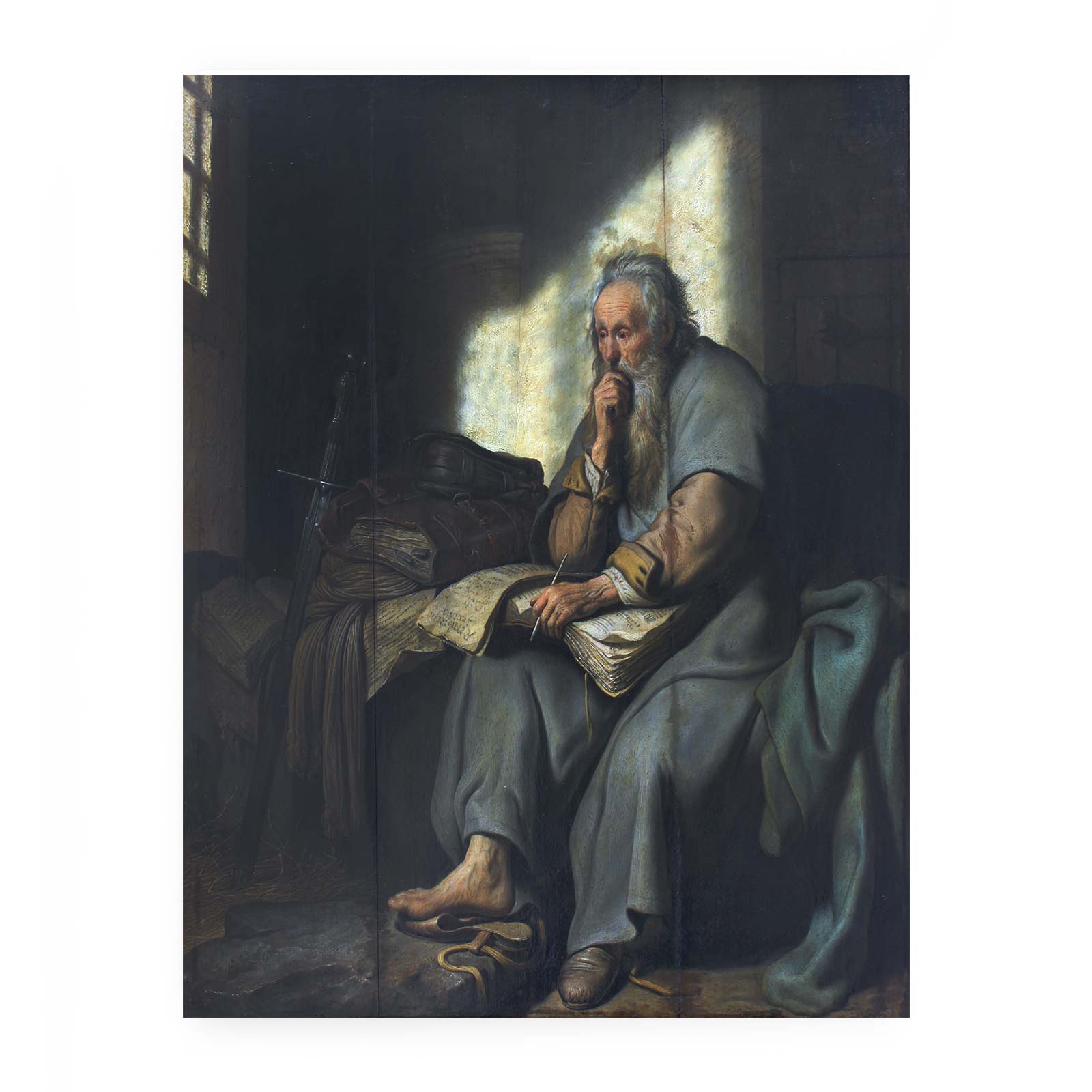 St. Paul In Prison Painting