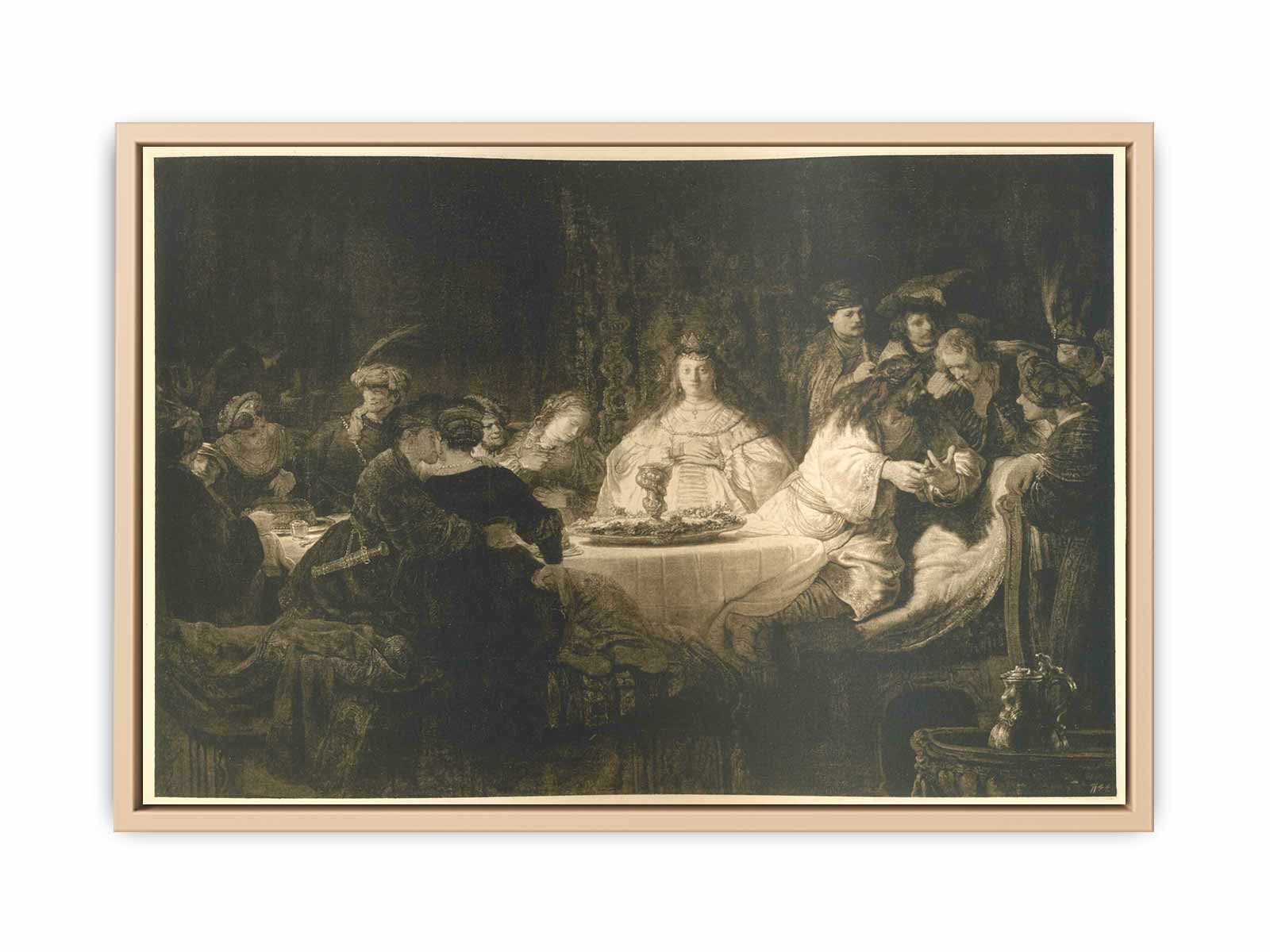 Samson Posing The Riddle At His Wedding Feast Painting