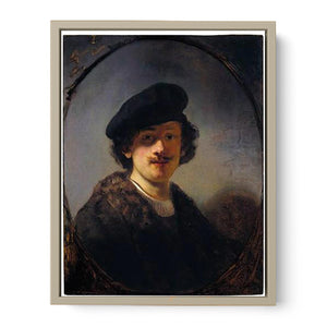 Self-Portrait With Shaded Eyes Painting