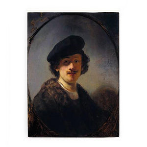 Self-Portrait With Shaded Eyes Painting