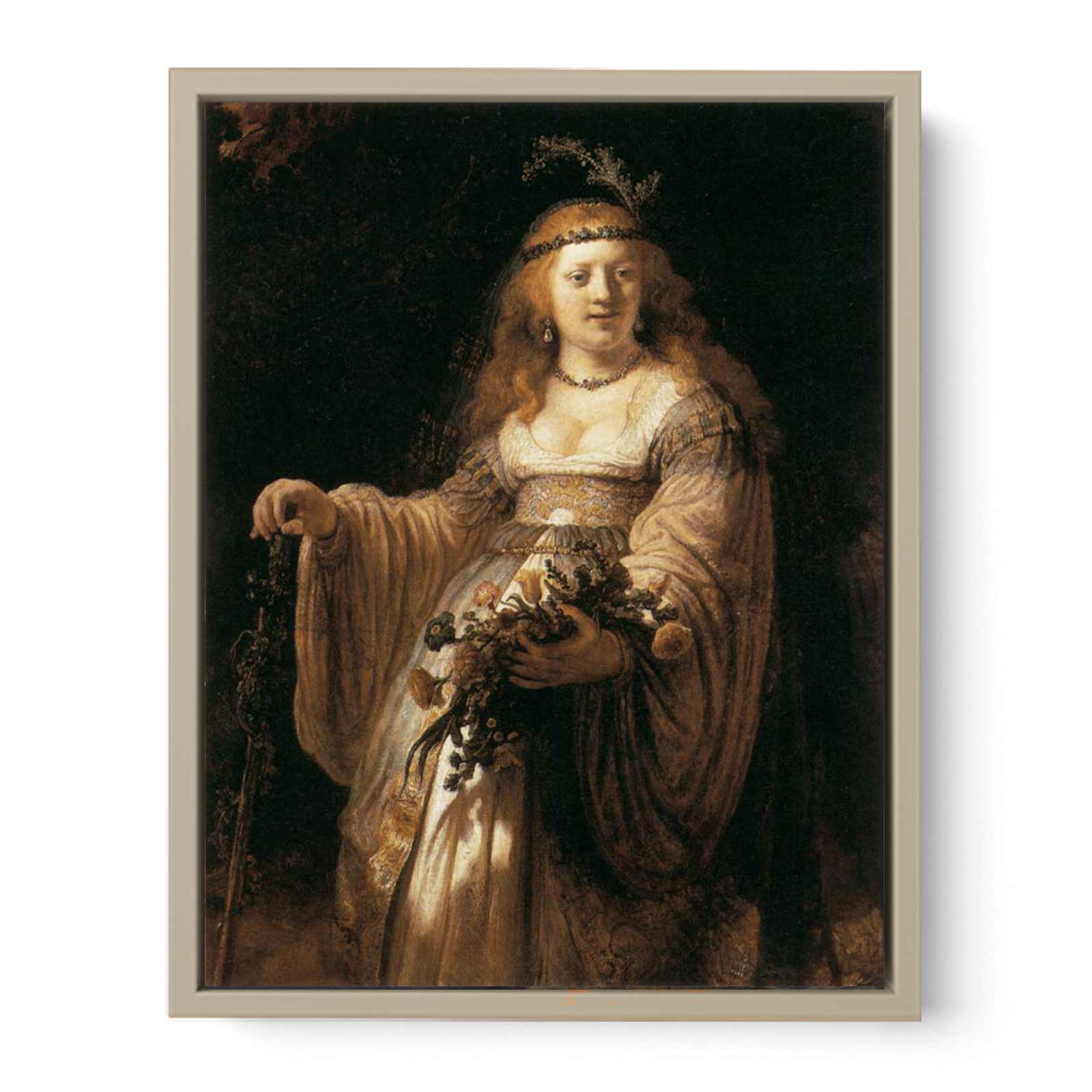 Portrait of Saskia Painting