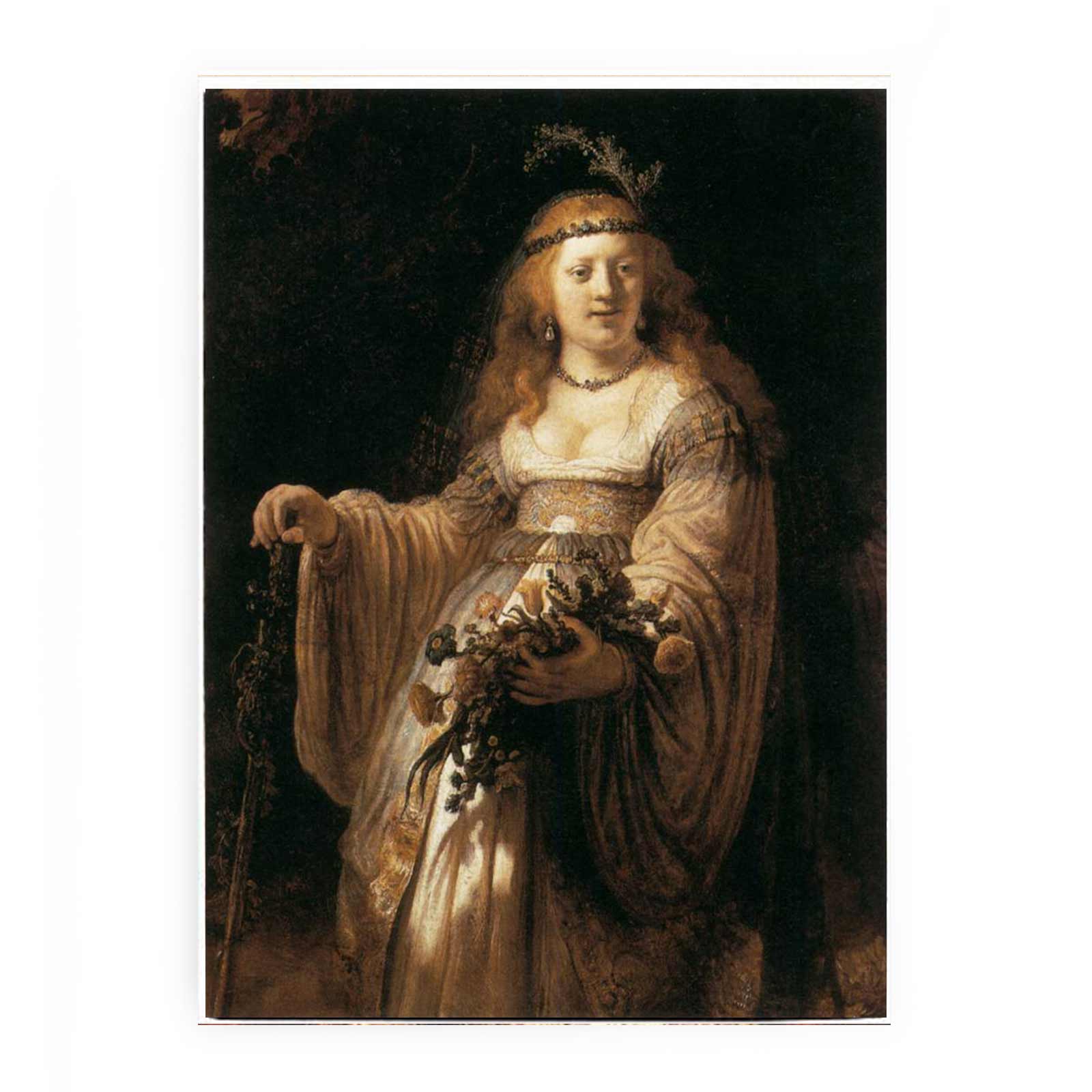 Portrait of Saskia Painting