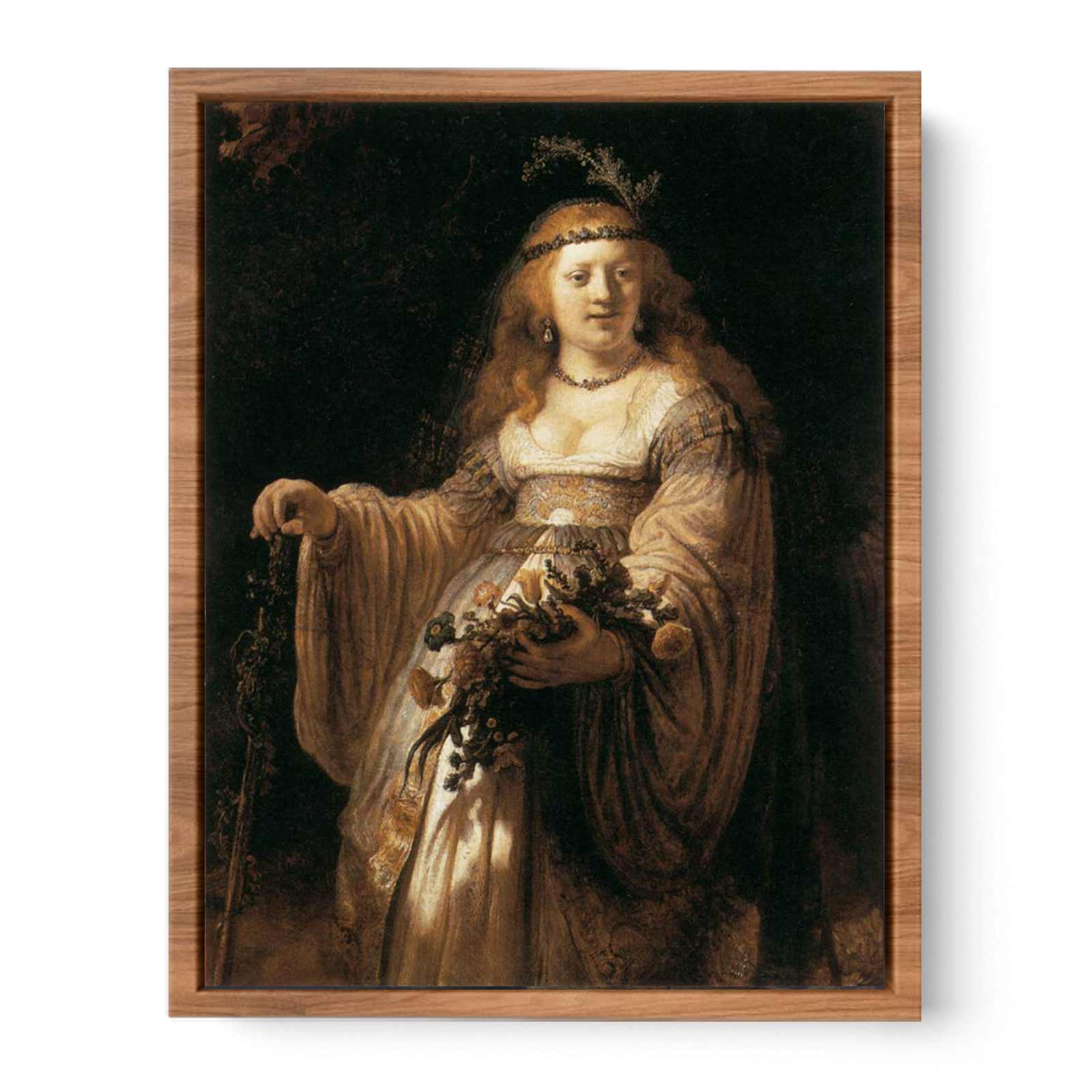 Portrait of Saskia Painting