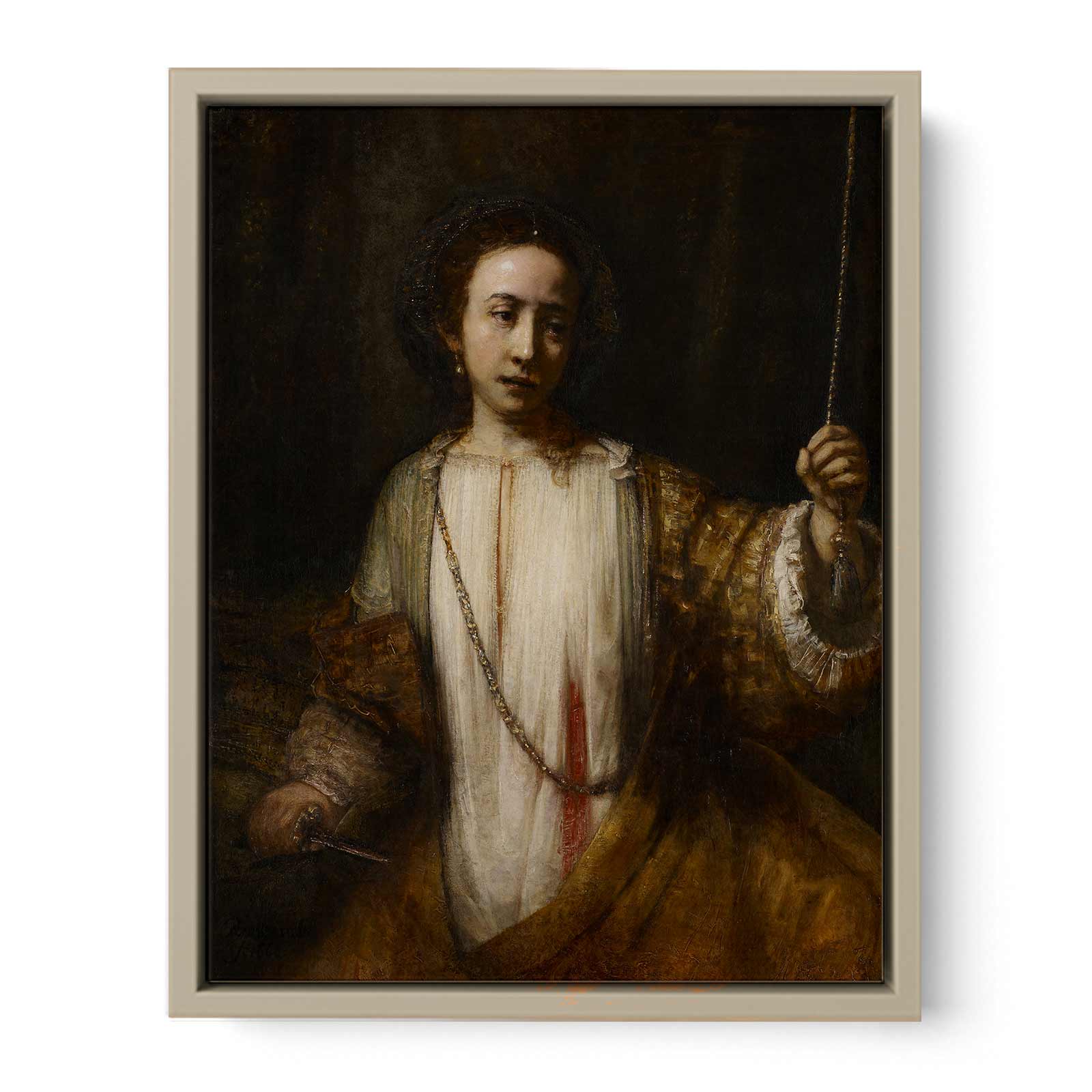 Lucretia 1666 Painting