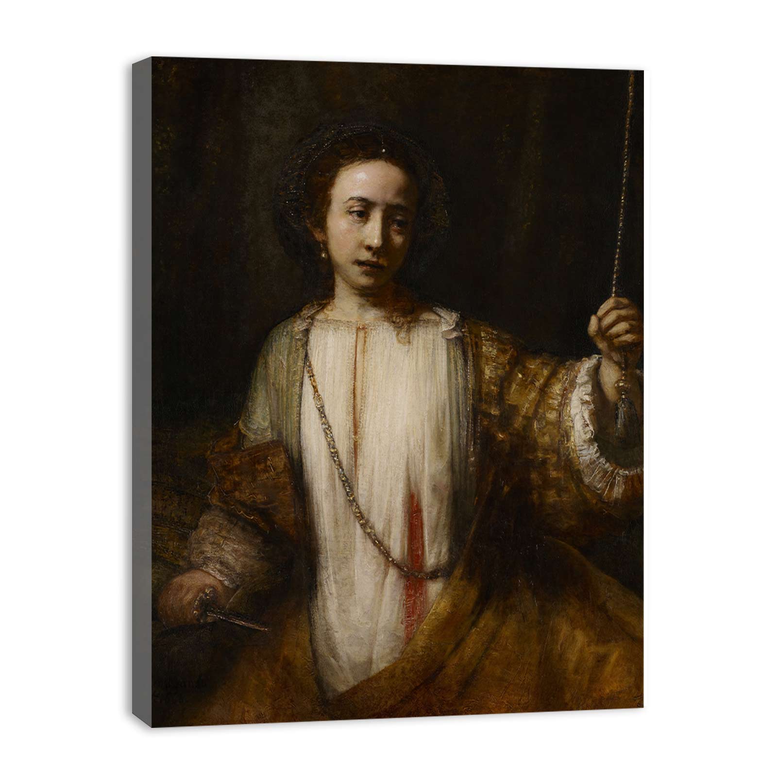 Lucretia 1666 Painting