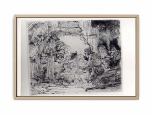 The Adoration Of The Sheperds With The Lamp Painting