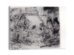The Adoration Of The Sheperds With The Lamp Painting
